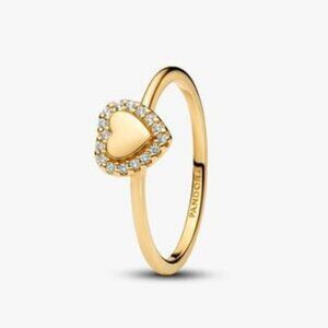 Pandora Heart Halo Ring